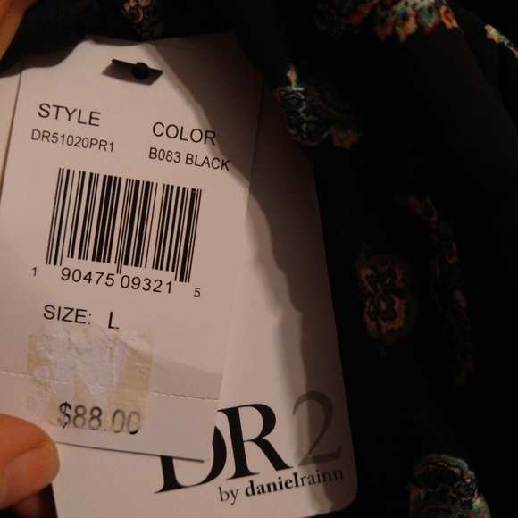 DR2 Long Sleeve Black Dress Size Large - Picture 6 of 9